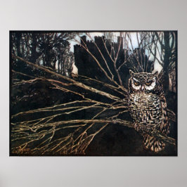 Póster Bruxa em Coruja