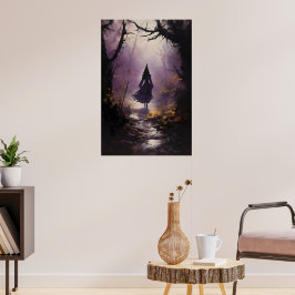 Poster Bruxa na floresta