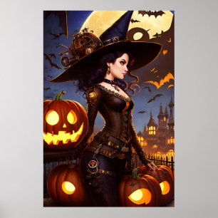 Poster Bruxa Steampunk 3