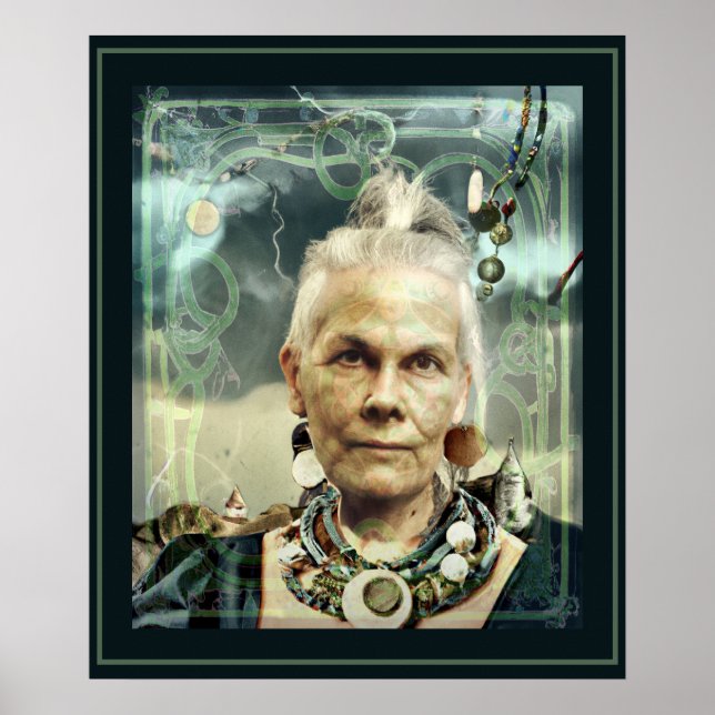 Poster Bruxa Verde (Frente)