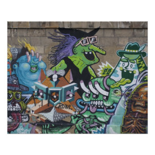 Póster Bruxa Verde Engraçada