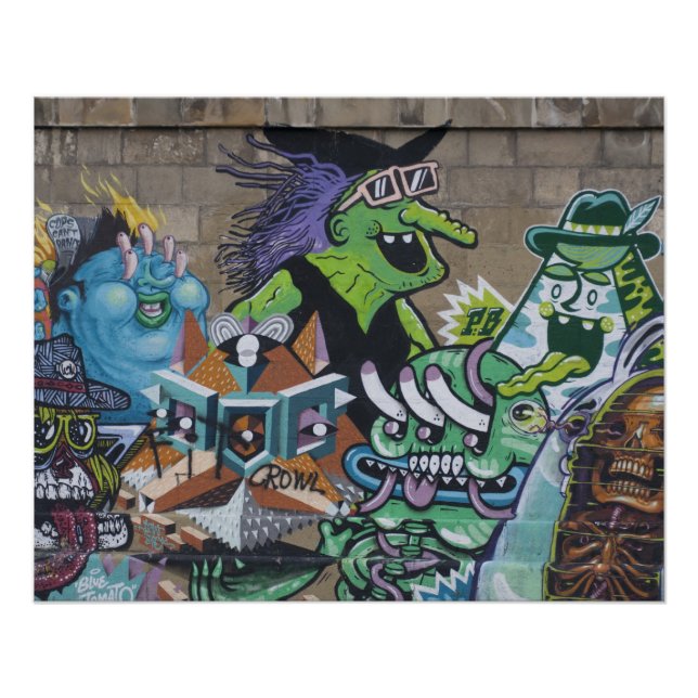 Póster Bruxa Verde Engraçada (Frente)