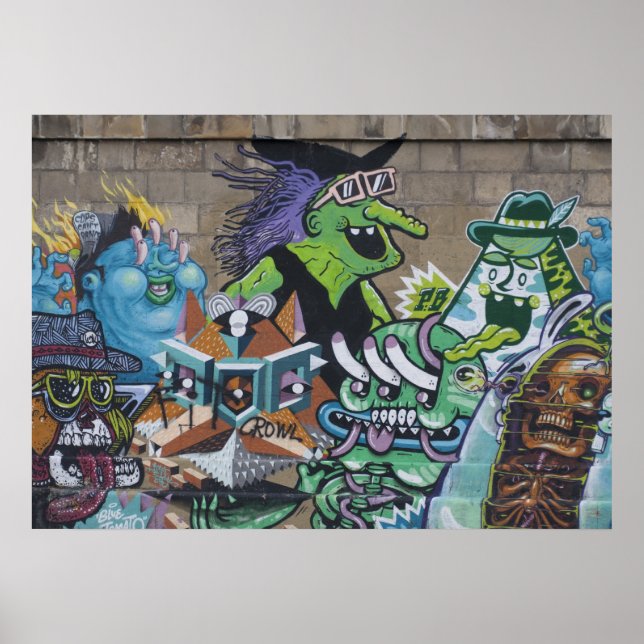 Póster Bruxa Verde Engraçada (Frente)