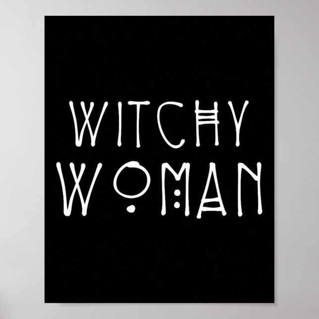 Poster Bruxa Wiccan E Pagan Dão Hallowee (Frente)