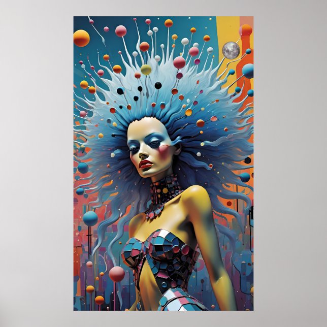 Poster Bruxaria - Arte de Ken Gage (Frente)