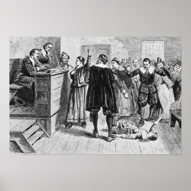 Póster Bruxaria na Aldeia Salem (Frente)