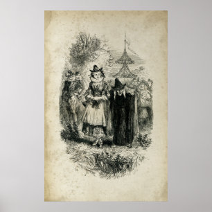 Póster Bruxas Antigas do Halloween