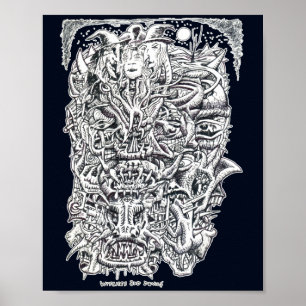 Poster Bruxas e diabos