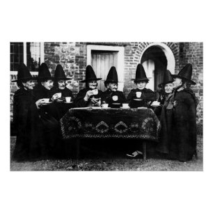 Póster Bruxas Galesas Tendo Tea Crone Teatime