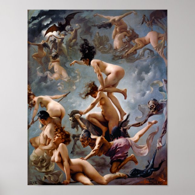 Poster Bruxas indo para o seu Sabá | Falero | (Frente)