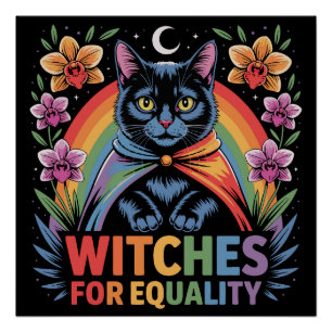 Póster Bruxas pela Igualdade Feminista