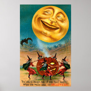 Poster Bruxas que dançam sob a lua