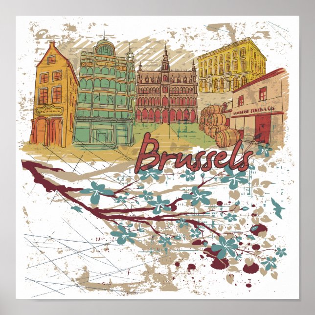 Poster Bruxelas (Frente)