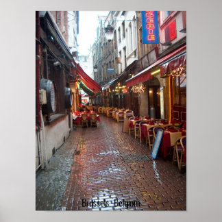 Poster Bruxelas, Bélgica