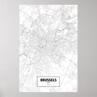 Bruxelas, Bélgica (preto a branco)