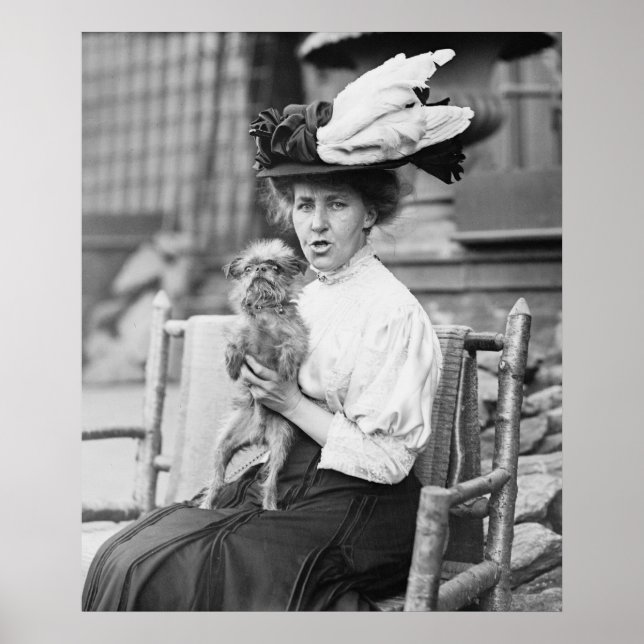 Póster Bruxelas Griffon, início dos anos 1900 (Frente)