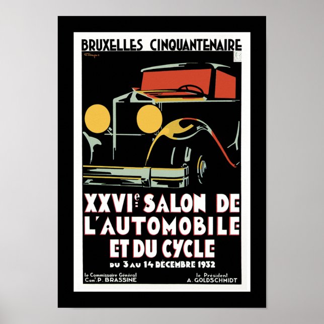 Póster Bruxelles Cinquantenaire (Frente)