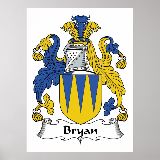 Póster Bryan Family Crest (Frente)