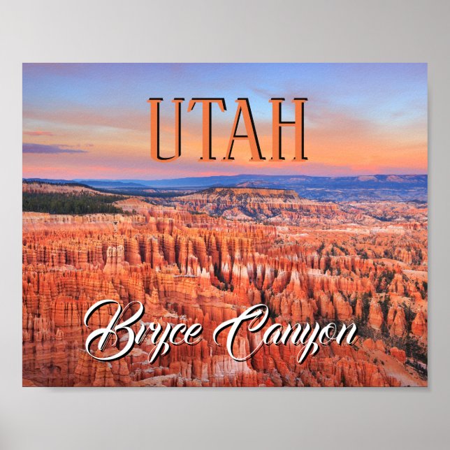 Poster Bryce Canyon Utah (Frente)