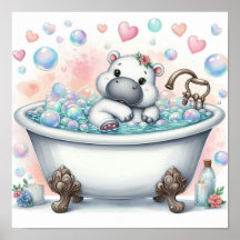 Bubble Bath Hippo