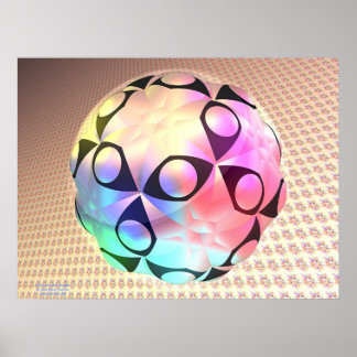 Poster Bubble Dodecahedral