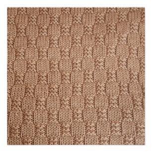 Póster Bubble Knit Stitch Patterch de Shirley Taylor