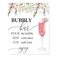 Bubbly Bar | Chic Wildflower