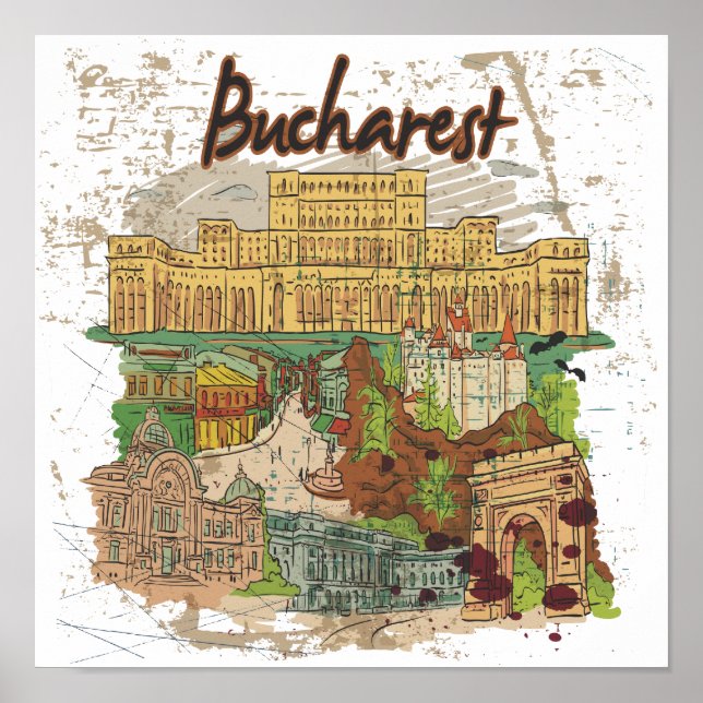 Póster Bucareste (Frente)