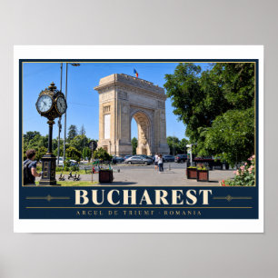 Poster Bucareste Arcul de Triumf