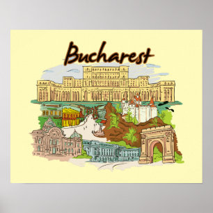 Poster Bucareste, Romênia