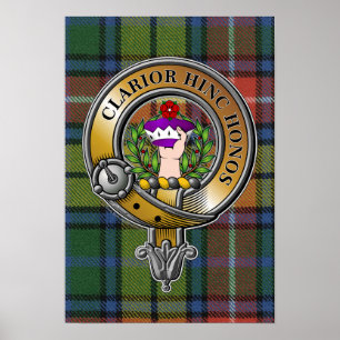 Poster Buchanan Tartan & Crachá