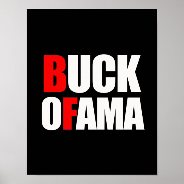 POSTER BUCK OFAMA (Frente)