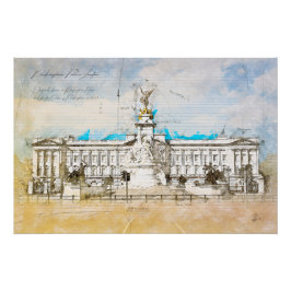 Póster Buckingham Palace