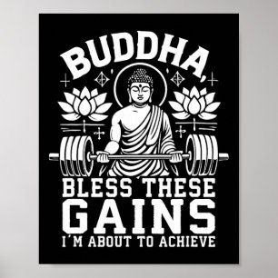 Poster Buda Abençoe Esses Ganhos Que Estou Prestes a Alca