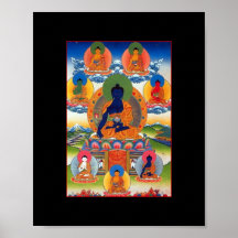 Buda da Medicina Arte Budista Tibetana