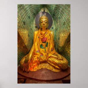 Poster Buda Dourado no Templo