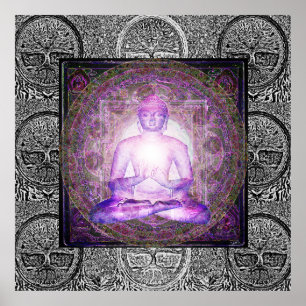 Poster Buda e Árvore da Vida