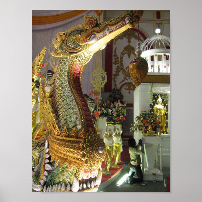 Póster Buda Islam... muçulmano tailandês (Frente)