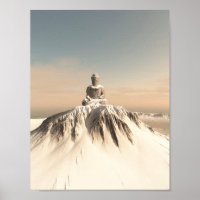 Buda Montanha Coberto por Neve