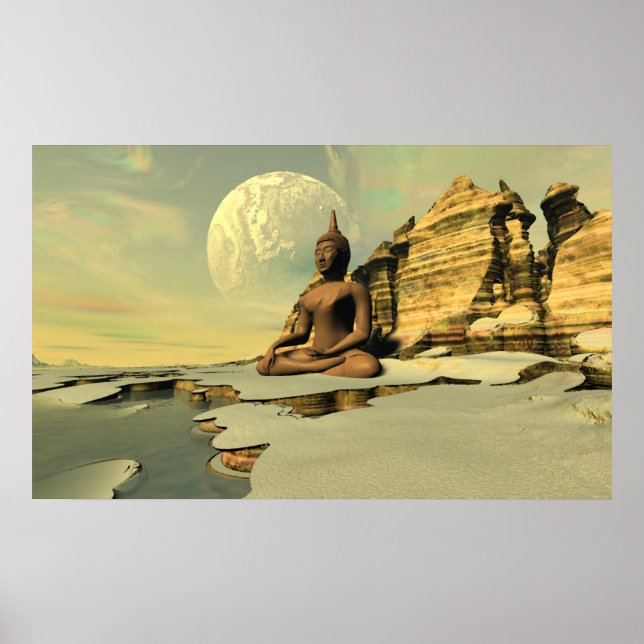 Póster Buda na neve (Frente)