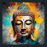 Poster Buda pop Art<br><div class="desc">Serene,  gráfico,  abstrato Buda Arte</div>