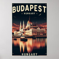 Budapest by Night - A Viagens vintage
