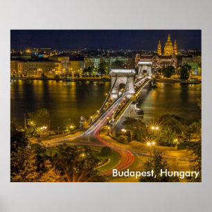 Póster Budapest, Hungria