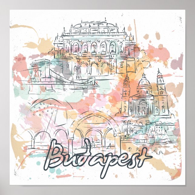 Poster Budapeste (Frente)