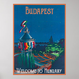 Poster Budapeste, Bacia do Pescador, Hungria