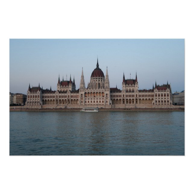 Póster Budapeste Hungria (Frente)