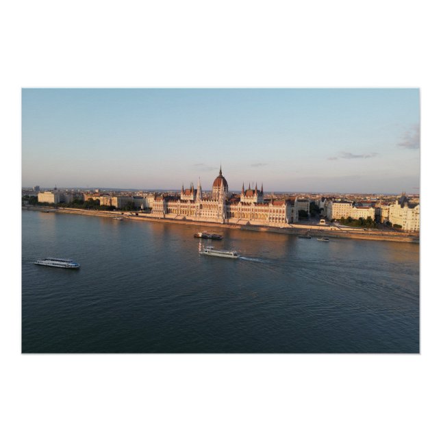 Póster Budapeste Hungria (Frente)