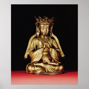 Póster Buddha assentado