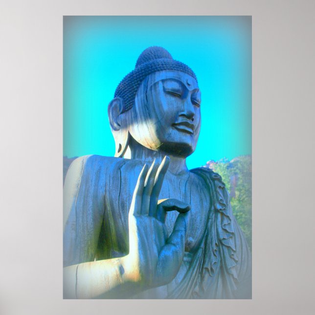 Póster buddha azul (Frente)