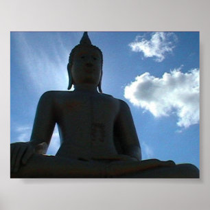 Póster Buddha grande, Tailândia